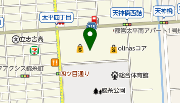 JINS 錦糸町オリナス店の地図画像