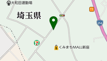 JINS くみまちMALL新座店の地図画像