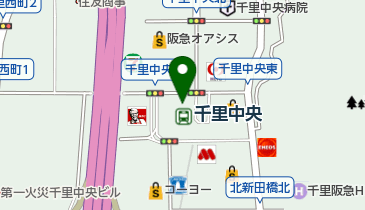 JINS せんちゅうパル店の地図画像