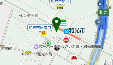 JINS エキア プレミエ 和光店の地図画像