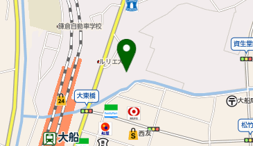JINS 大船店の地図画像