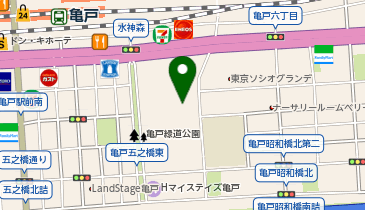 JINS カメイドクロック店の地図画像