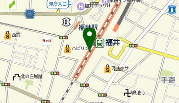JINS くるふ福井駅店の地図画像