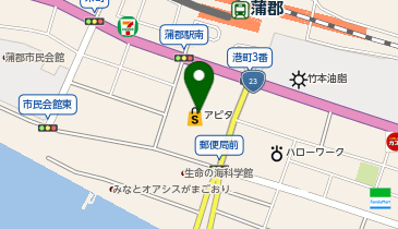 JINS アピタ蒲郡店の地図画像