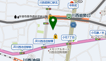 JINS 川西阪急スクエア店の地図画像
