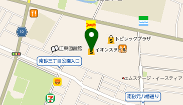 JINS イオンスタイル南砂店の地図画像