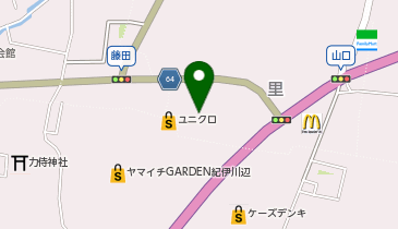 JINS 紀伊川辺店の地図画像