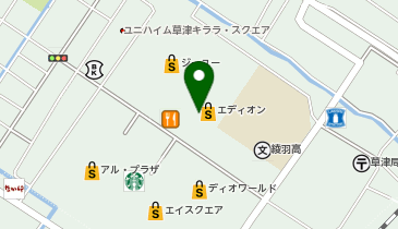 JINS 草津エイスクエア店の地図画像
