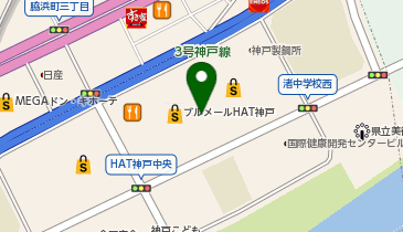 JINS ブルメールHAT神戸店の地図画像