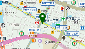 JINS 新宿店の地図画像