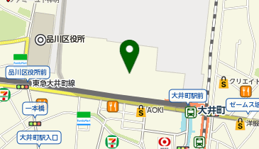 JINS OIMACHI TRACKS店の地図画像