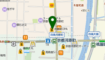 JINS 河原町オーパ店の地図画像