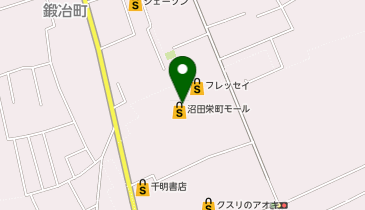 JINS 無印良品沼田店の地図画像