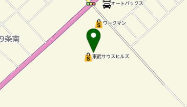 JINS 東武サウスヒルズ中標津店の地図画像