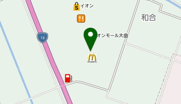 JINS イオンモール大曲店の地図画像
