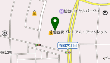 JINS 仙台プレミアムアウトレット店の地図画像