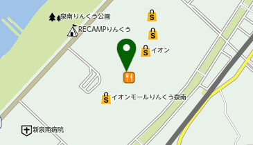 RIM イオンモールりんくう泉南店の地図画像