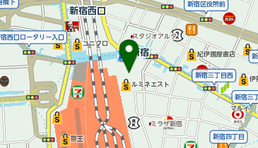 WHO&rsquo;S WHO gallery ルミネエスト新宿店の地図画像