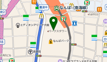 GALLARDAGALANTE なんばパークス店の地図画像