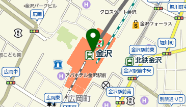 Chico 金沢リント百番街店の地図画像