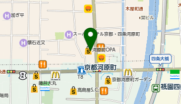 Kastane 河原町OPA店の地図画像