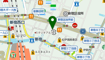 natural couture 新宿サブナード店の地図画像