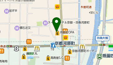 Lattice 河原町OPA店の地図画像