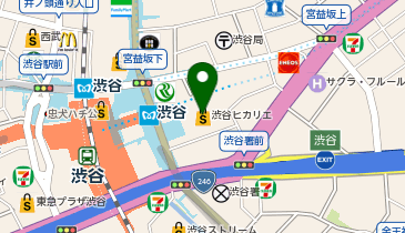 BIRTHDAY BAR 渋谷ヒカリエ ShinQs店の地図画像