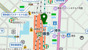 BIRTHDAY BAR JR博多シティ アミュエスト店の地図画像