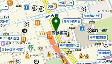 BIRTHDAY BAR 天神地下街店の地図画像