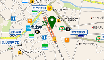 BIRTHDAY BAR アトレ恵比寿店の地図画像
