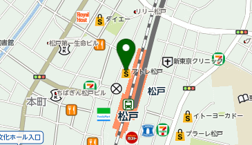 BIRTHDAY BAR アトレ松戸店の地図画像