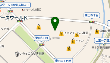 salut! イオンモール八幡東店の地図画像