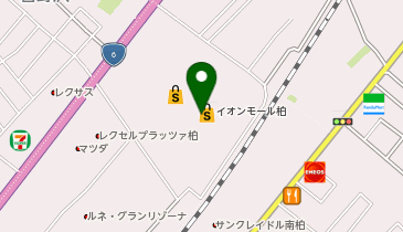 3COINS  plus イオンモール柏店の地図画像