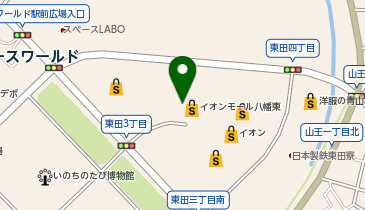 3COINS  plus イオンモール八幡東店の地図画像