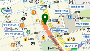 salut! 福岡天神地下街店の地図画像