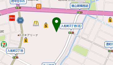 3COINS  plus ゆめタウン福山店の地図画像