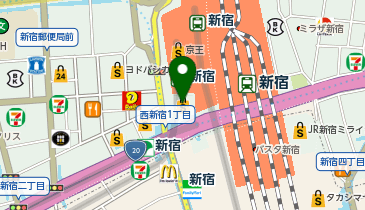 GALLARDAGALANTE ルミネ新宿店の地図画像