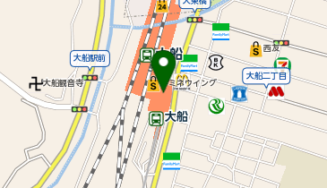 PUAL CE CIN 大船ルミネウイング店の地図画像