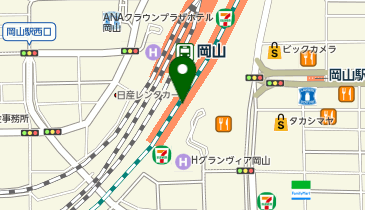 earthy_ mystic 岡山店 ※取扱店の地図画像