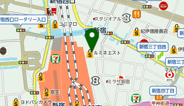 Lattice 新宿ルミネエスト店の地図画像