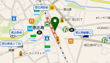 BEARDSLEY アトレ恵比寿店の地図画像