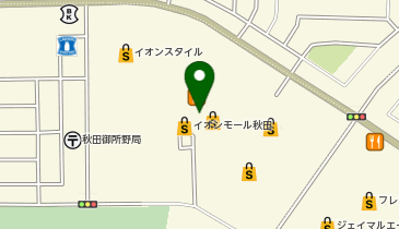 3COINS  plus イオンモール秋田店の地図画像