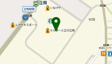 3COINS  plus ららぽーと立川立飛店の地図画像