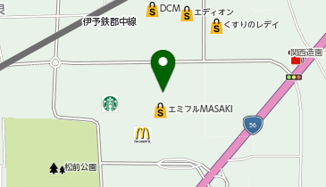 3COINS  plus エミフルMASAKI店の地図画像