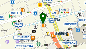 WHO&rsquo;S WHO gallery 福岡パルコ店の地図画像