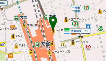 Kastane ルミネ大宮店の地図画像