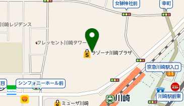 FREDY &amp; GLOSTER フレディ&グロスター ラゾーナ川崎店の地図画像