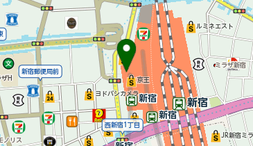ear PAPILLONNER 京王百貨店新宿店の地図画像