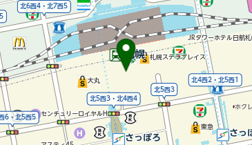 3COINS 札幌アピア店の地図画像
